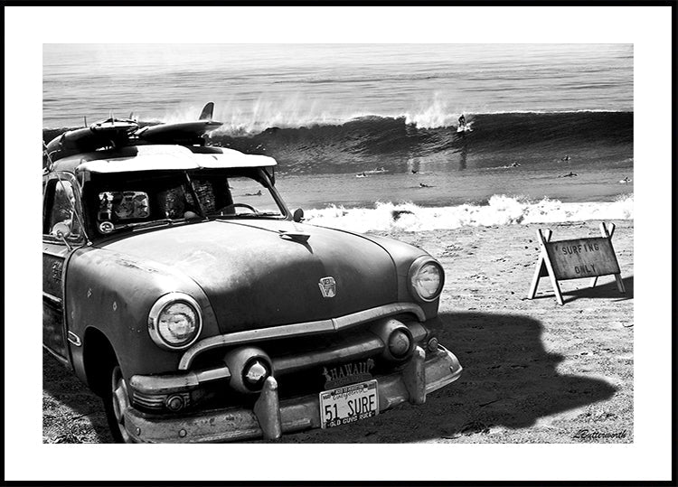 Vintage Ford Woody -juliste