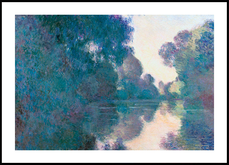 Claude Monet - Aamu Seinen varrella lähellä Givernyn julistetta 