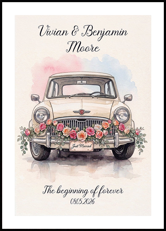 Just Married Personal Juliste