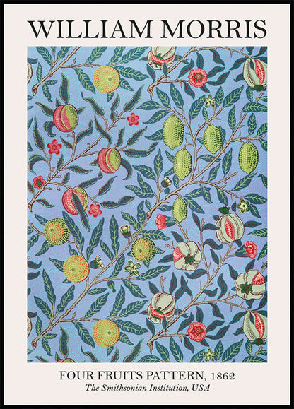 William Morris Four Fruits -juliste