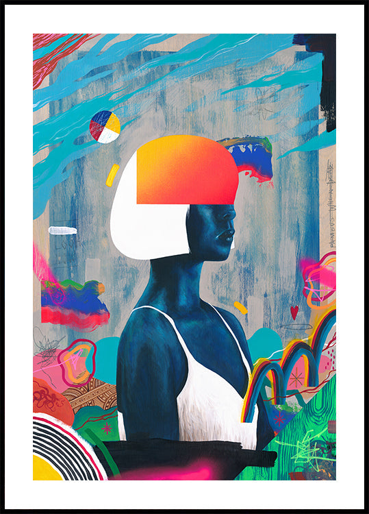 Sininen tyttö -juliste