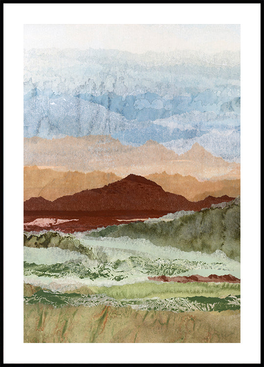 Plateau Mirage Portrait Plakat