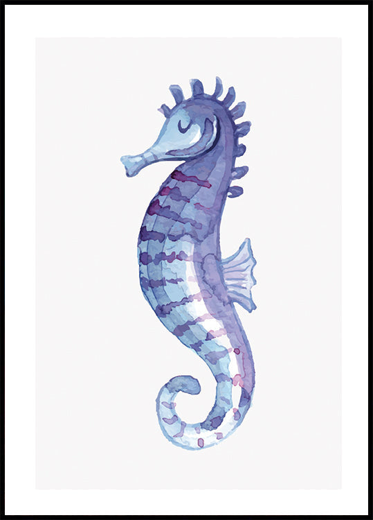 Blue Seahorse -juliste 