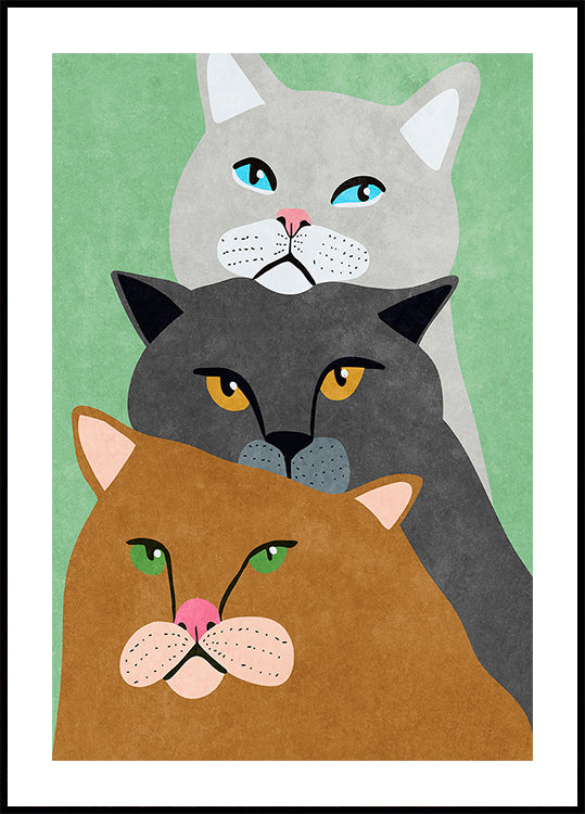 Cat Trio -juliste