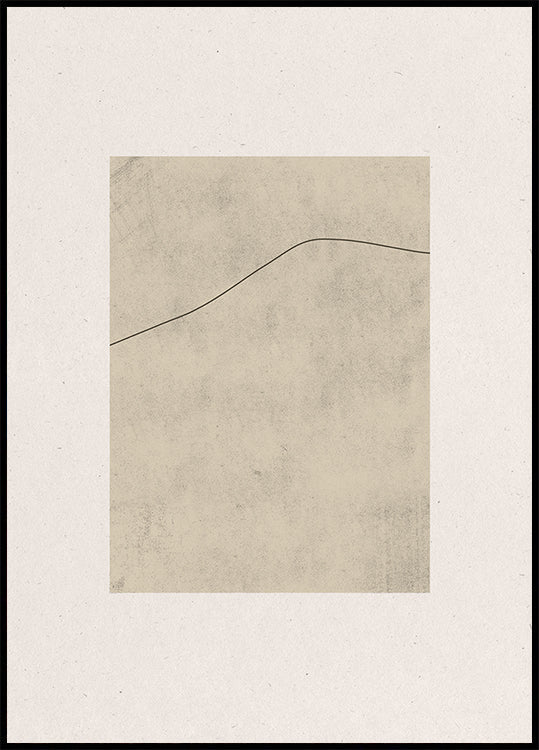 Viiva Whispered beige -julisteella