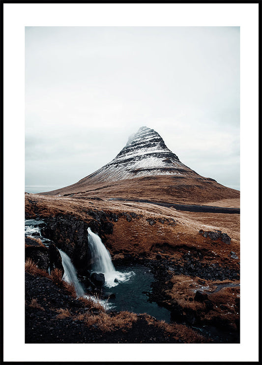 Kirkjufell Mountain and Waterfalls -juliste 