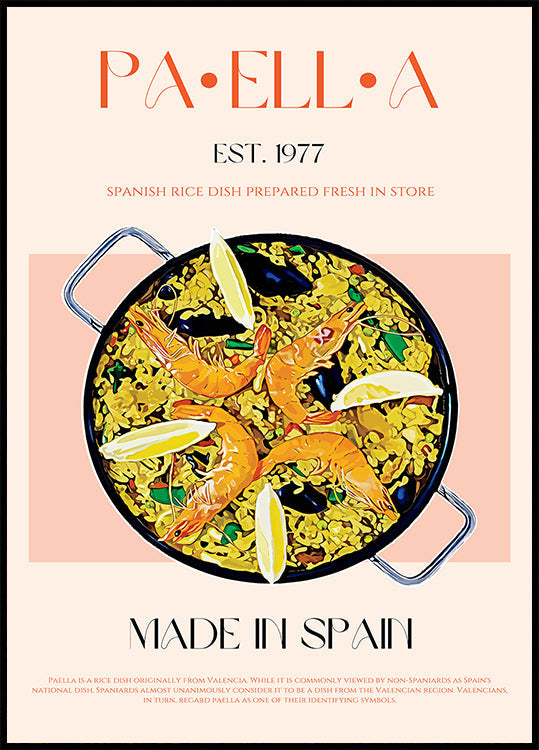 Paella Perfection -juliste