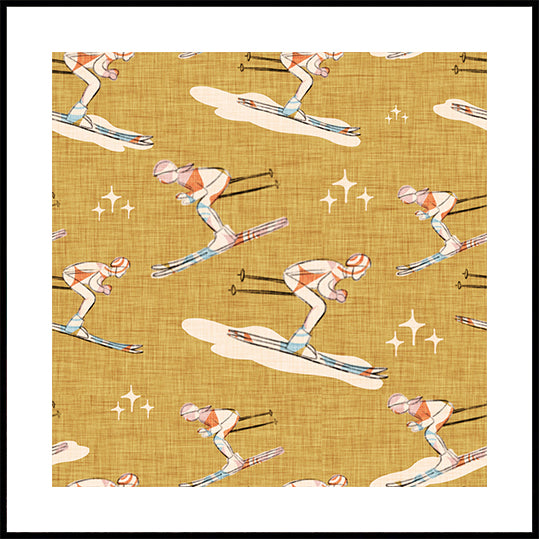 Talviurheilu Retro Vintage Ski Blue.png (UUSI)