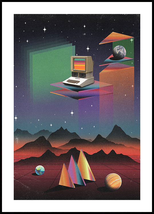 80-luvun CRT-tietokone