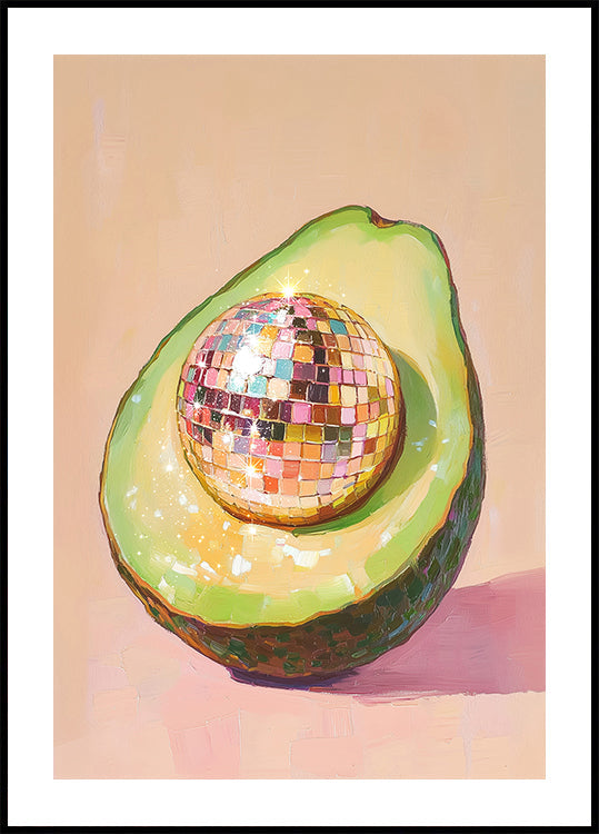 Disco Avocado Delight -juliste