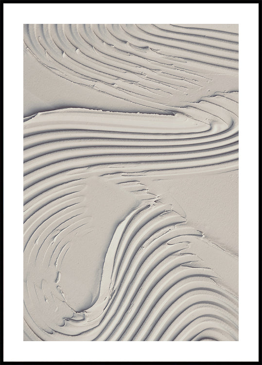 Mutakuvioinen 14 beige juliste