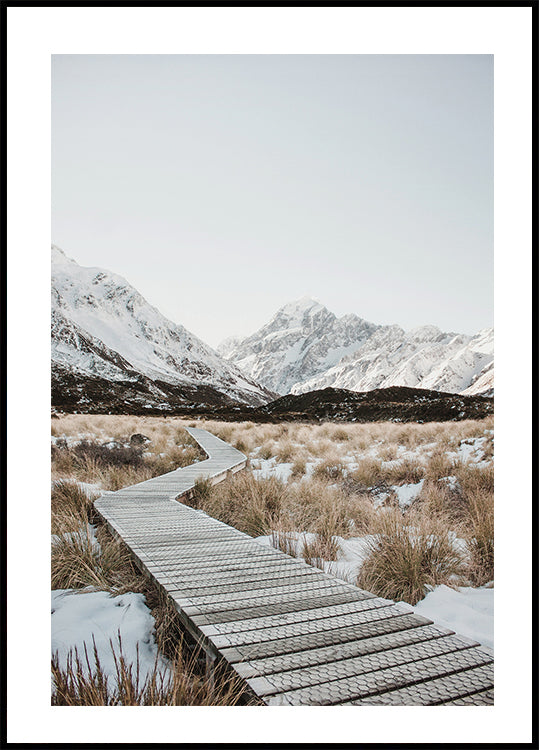 Hooker Valleyn radan juliste 