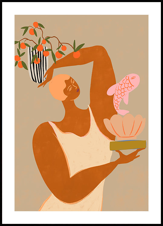 Kalat ja appelsiinit -juliste