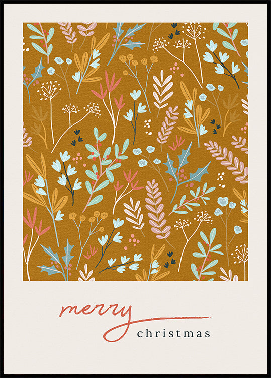 Hyvää joulua pronssijuliste