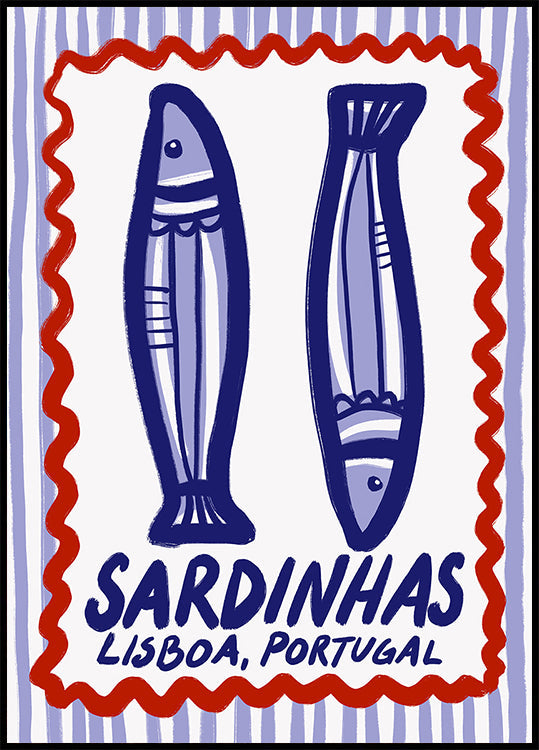 Lisbon Sardines Delight -juliste