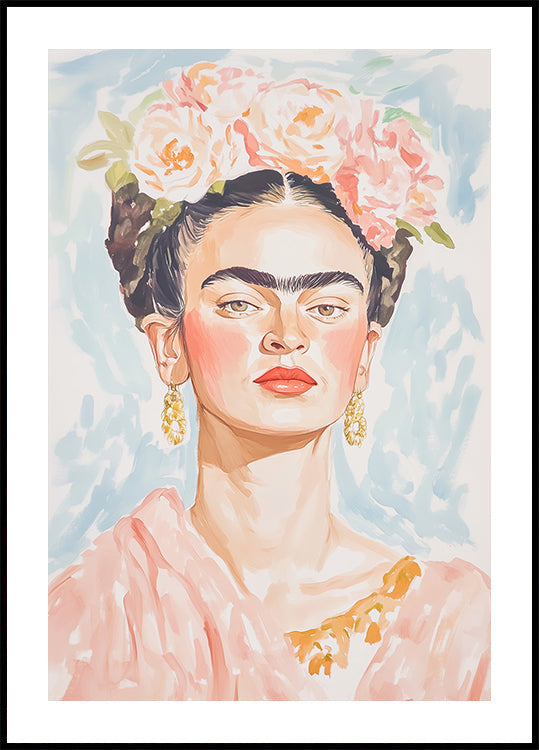 Frida pastellivärinen juliste