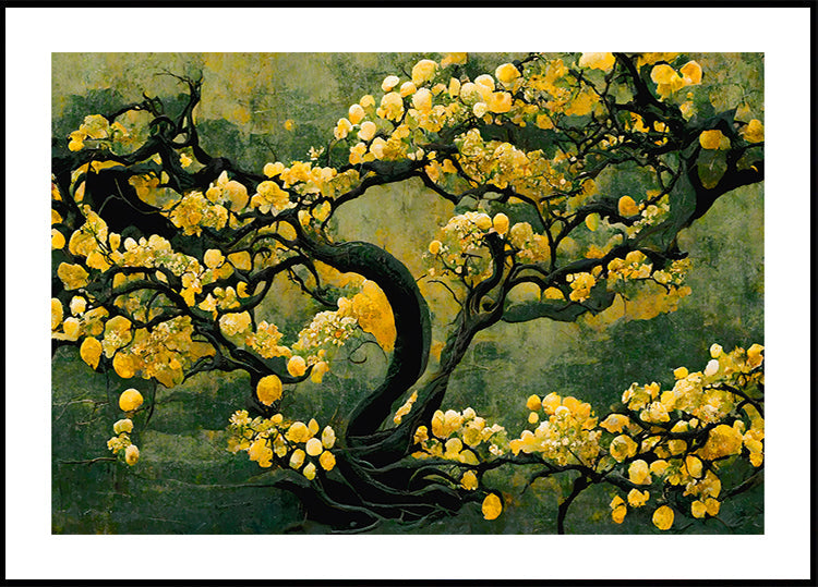 Golden Blossom Tree -juliste