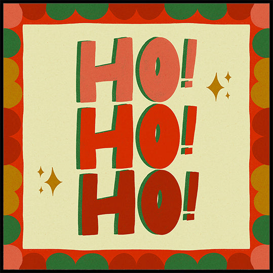 Ho Ho Ho joulujuhlakuvitus (UUSI)