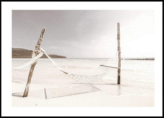 Tropical Beach Hammock -juliste 