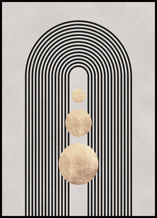 Viivat ja ympyrät 19 Juliste