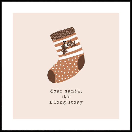 Dear Santa It's a Long Story Poster