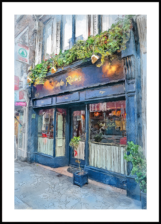 Dublin City Watercolour Art Ireland (10)
