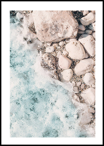 Ocean and Pebbles -juliste 