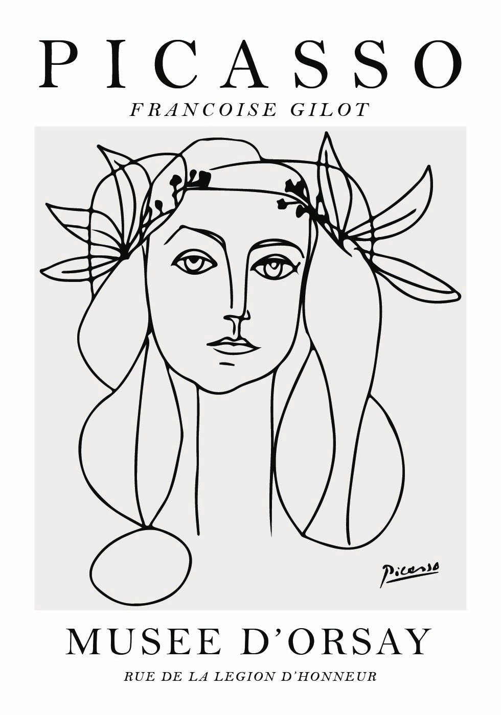 Francoise Gilot Picasso -juliste 