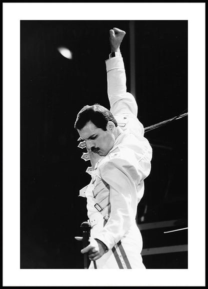 Freddie Mercury Live Hand Up -juliste 