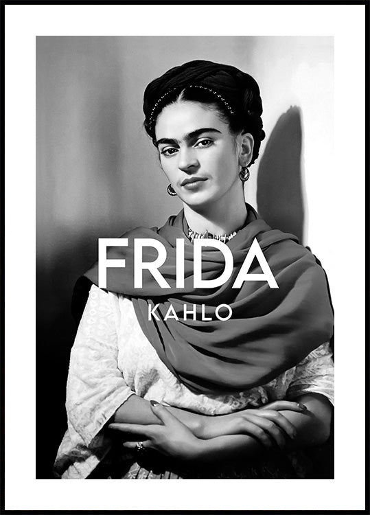 Frida Kahlon muotokuvafeministinen juliste 