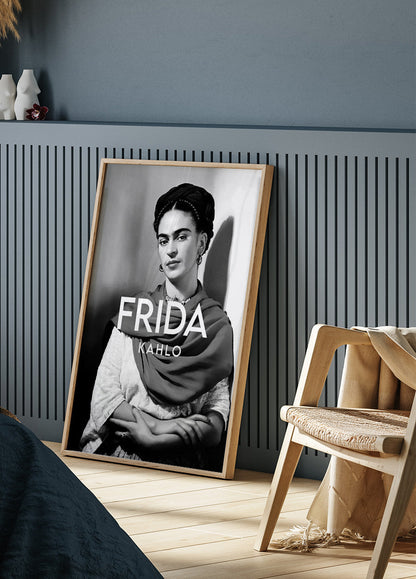 Frida Kahlon muotokuvafeministinen juliste 