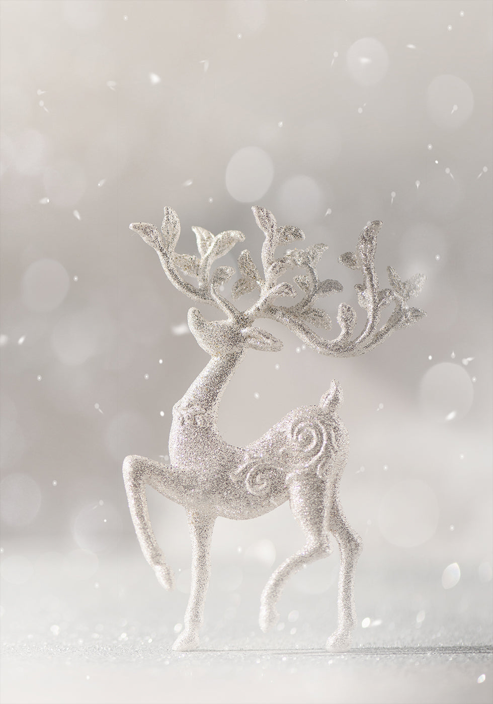 Glitter Christmas Deer -juliste