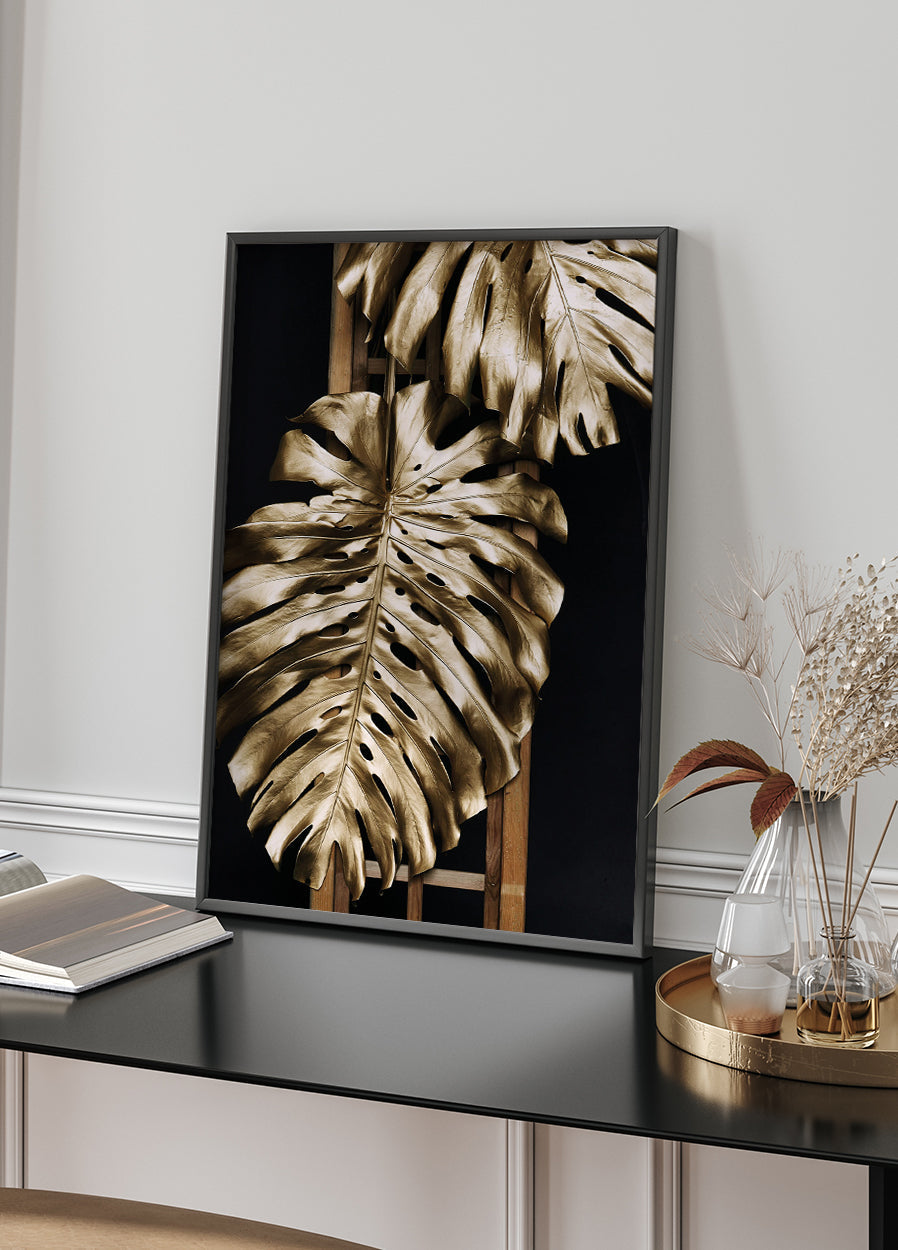 Golden Leaves Art -juliste