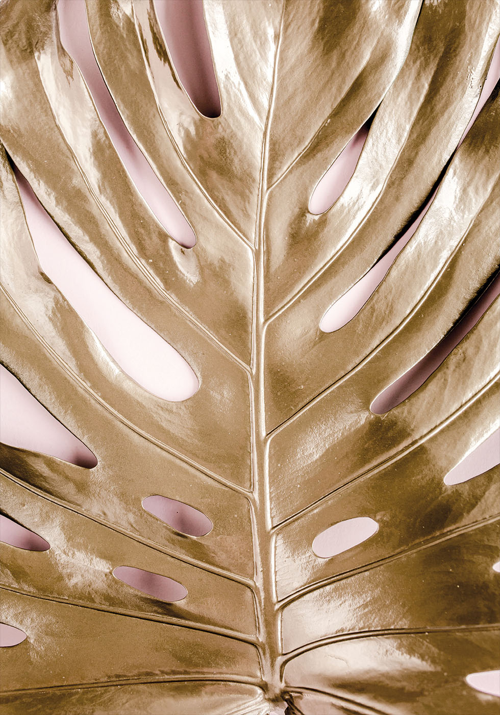 Golden Leaf Design -juliste