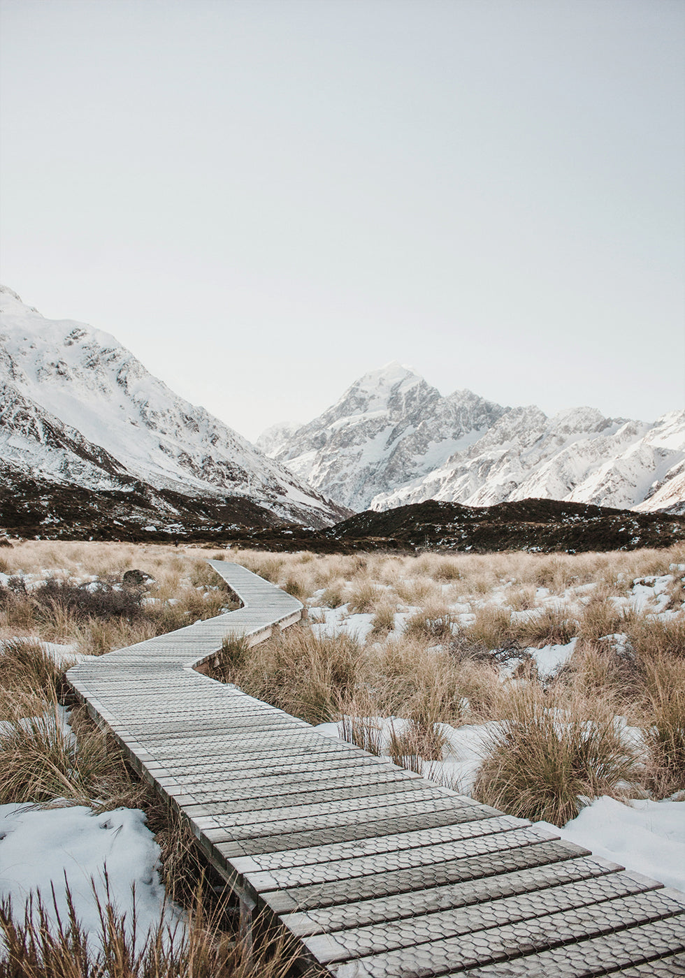 Hooker Valleyn radan juliste 