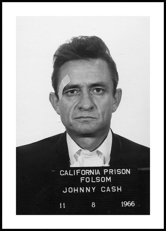 Johnny Cash Mug Shot -juliste 