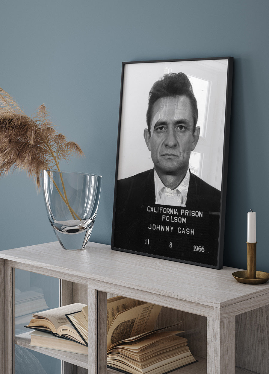 Johnny Cash Mug Shot -juliste 