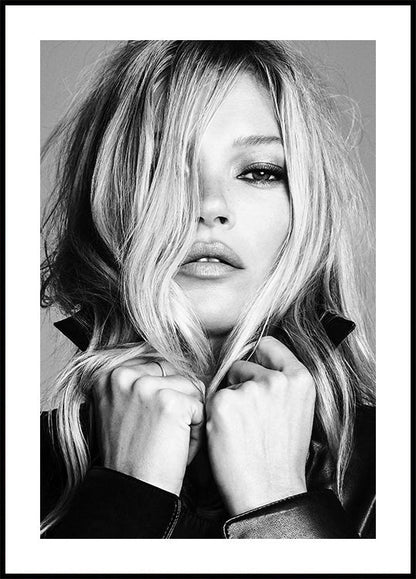 Kate moss -tyylinen juliste