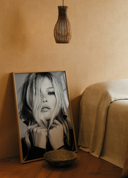 Kate moss -tyylinen juliste