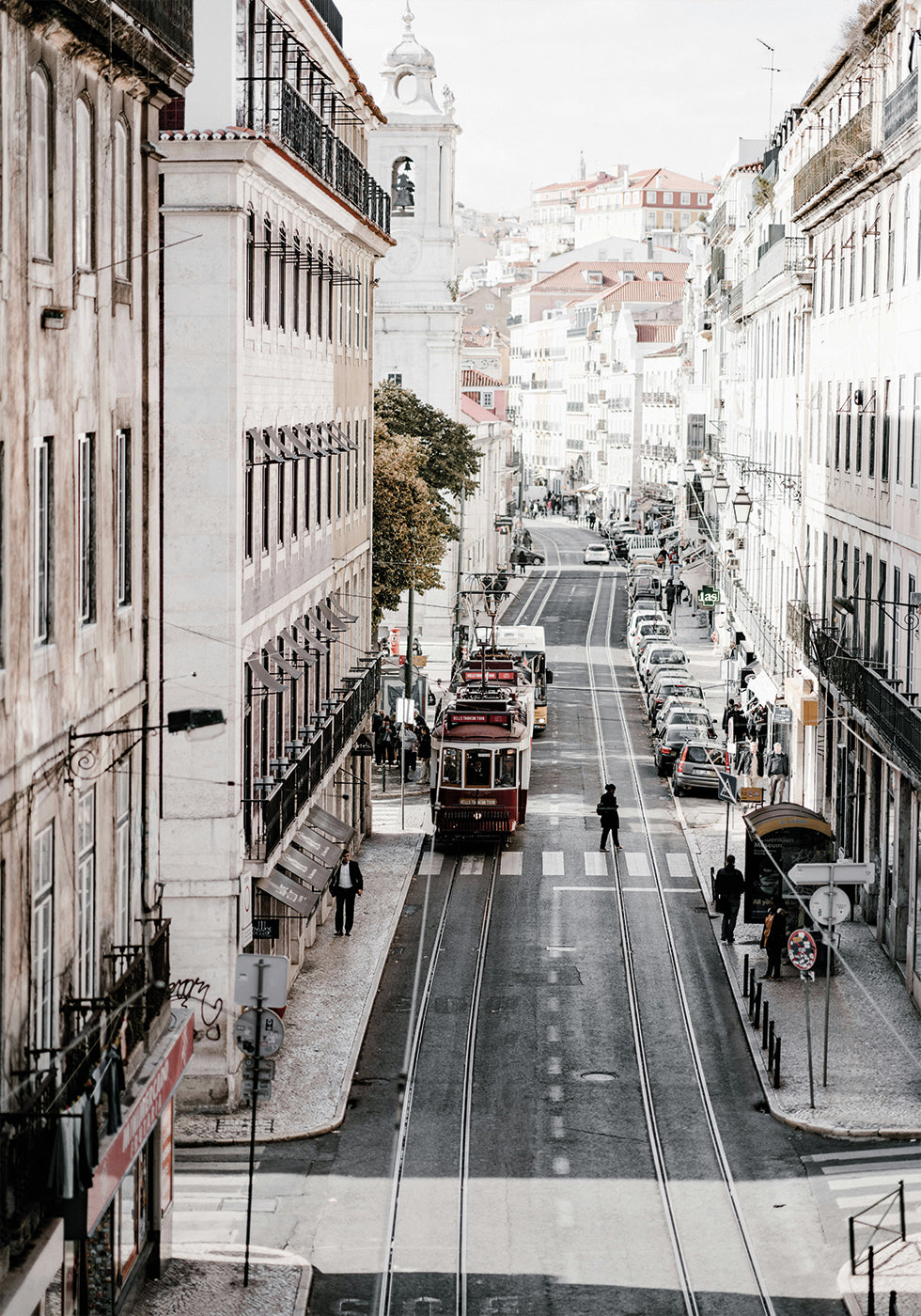 Lissabon Tramway Street -juliste