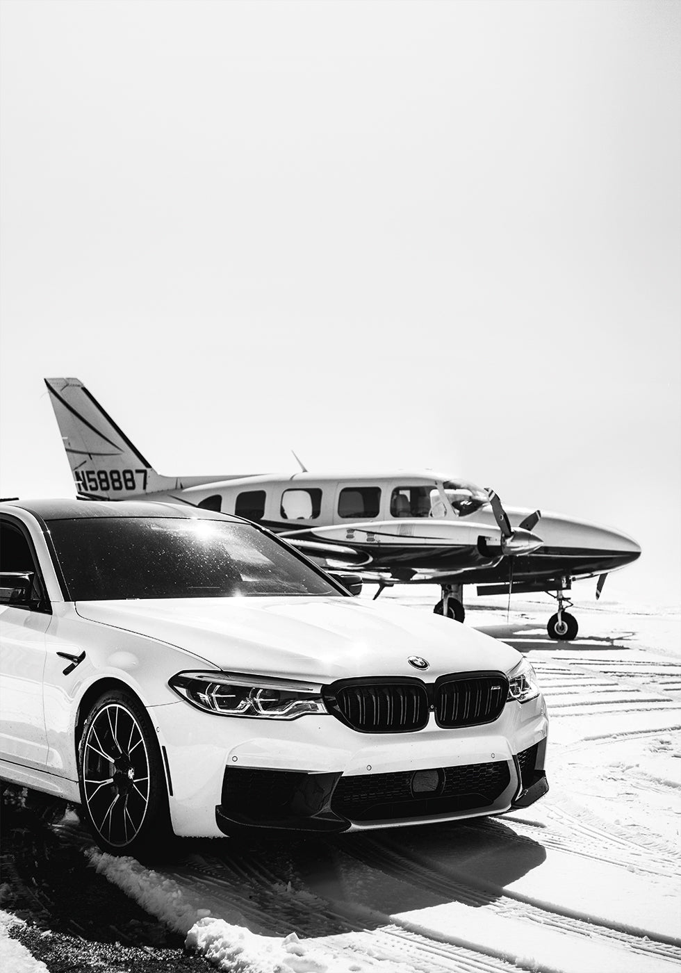 Luxury Life BMW -juliste 