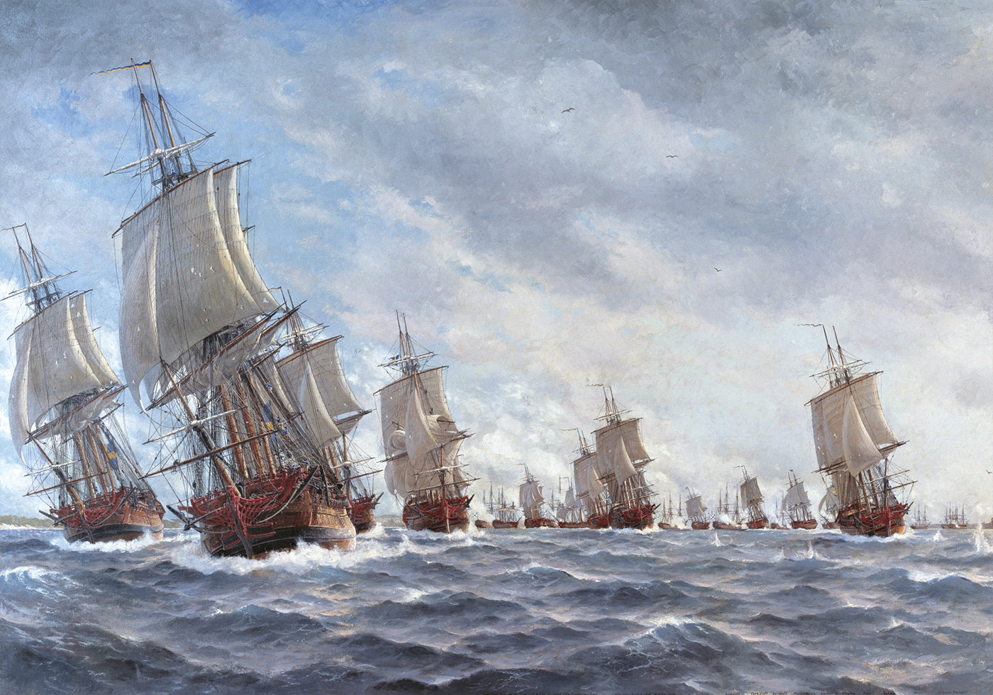 Naval Warfare on the High Seas -juliste