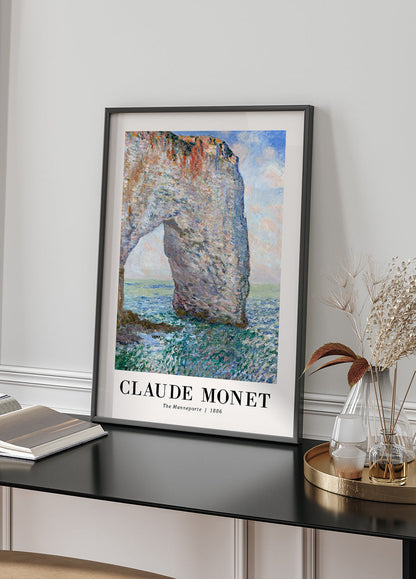 The Manneporte 1886 Plakat by Claude Monet - Posterbox.no