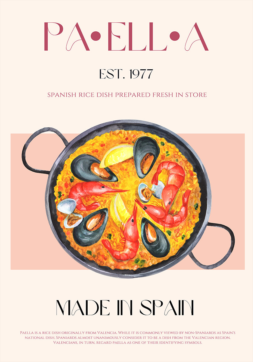 Paella Delight -juliste