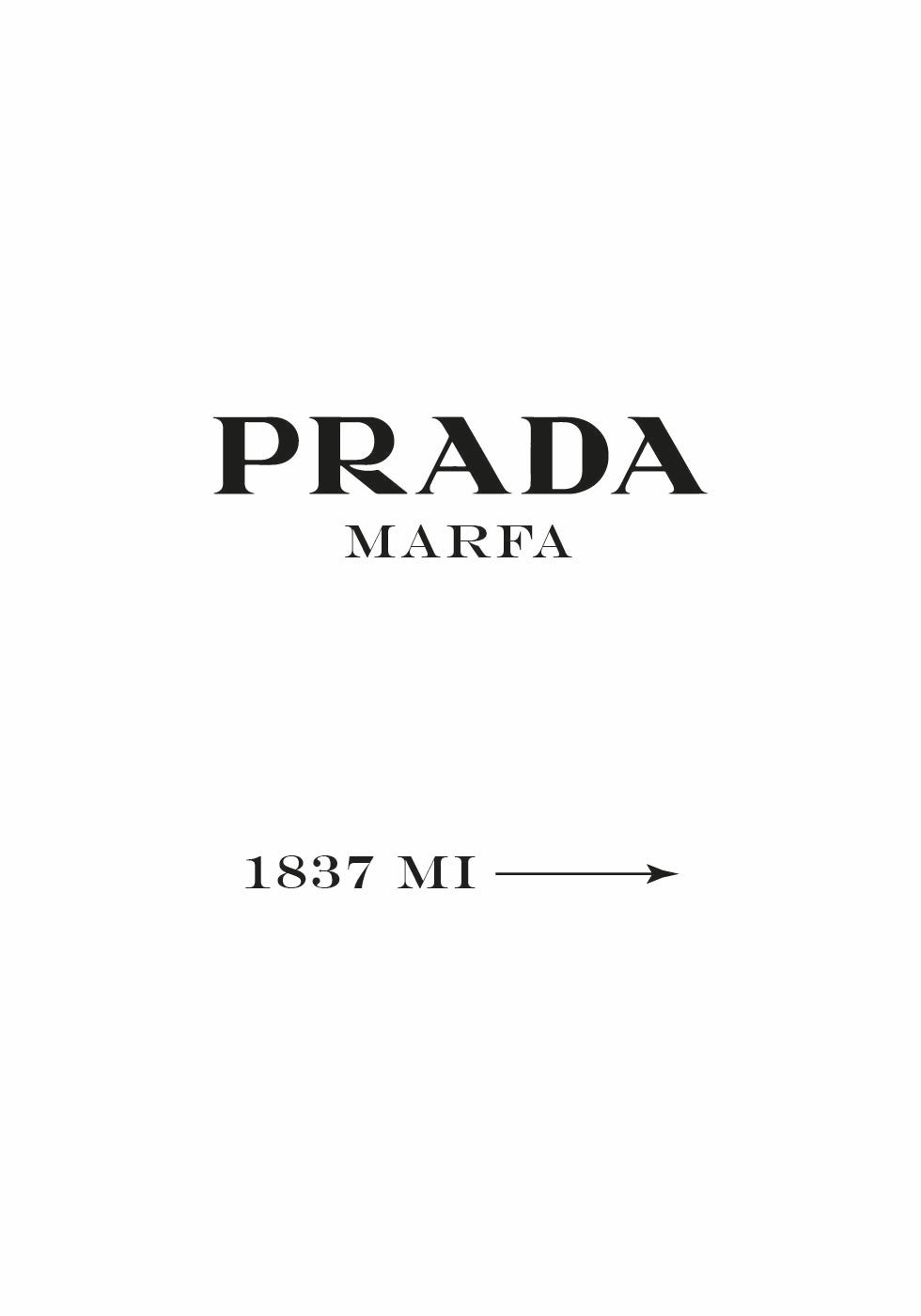 Prada Marfa -juliste 