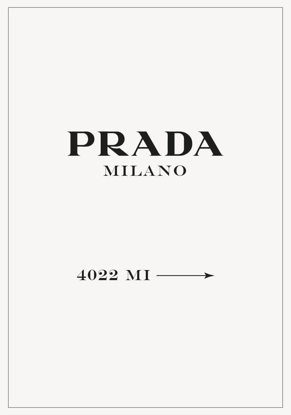 Prada Milano -juliste 