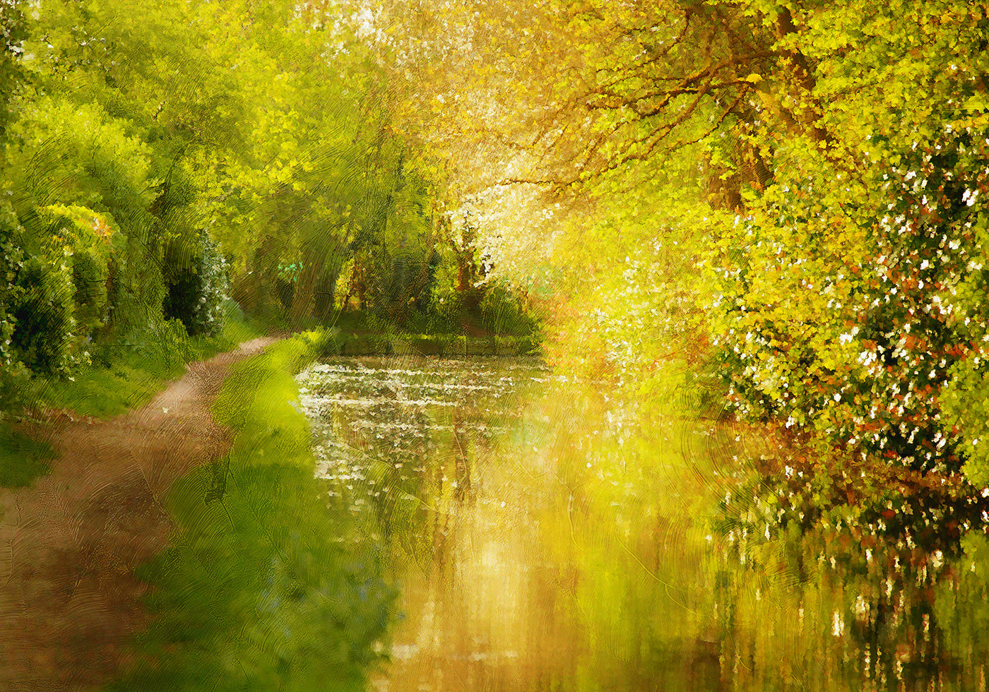 Golden River Path -juliste