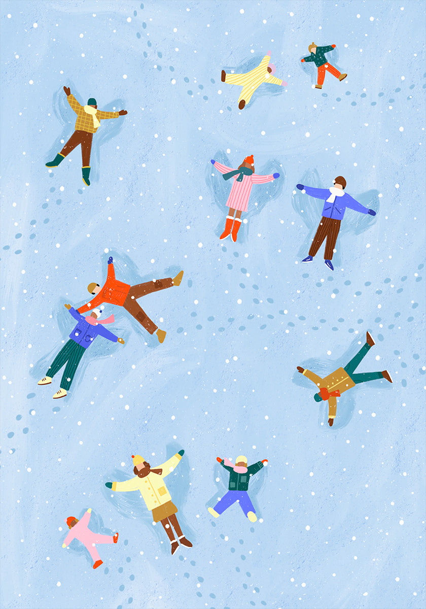 Snowy Angels Delight -juliste