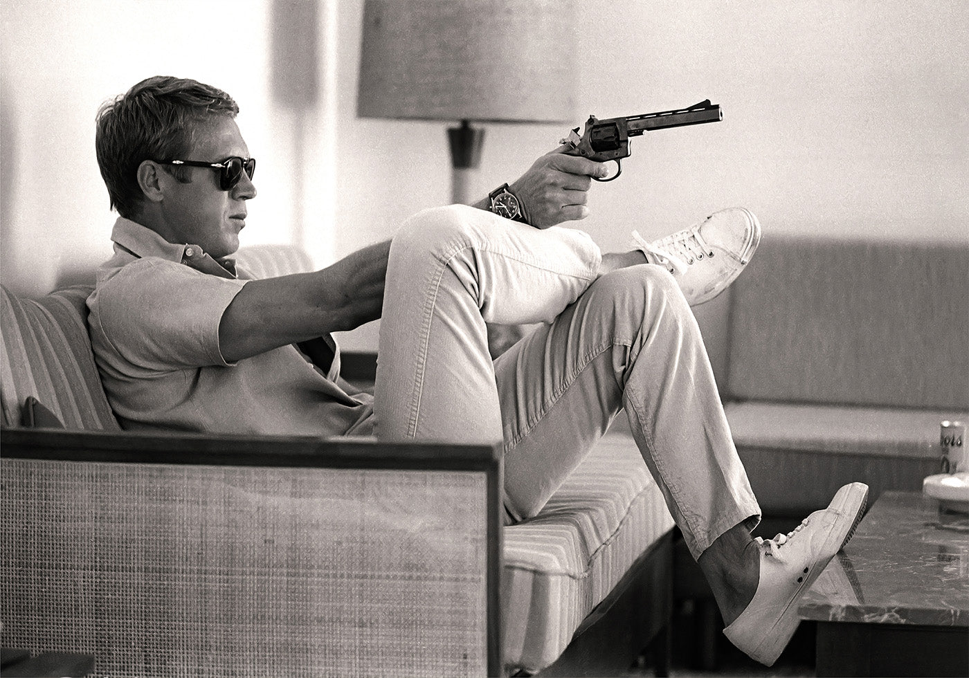 Steve McQueen Movie Scene -juliste 1963 -juliste