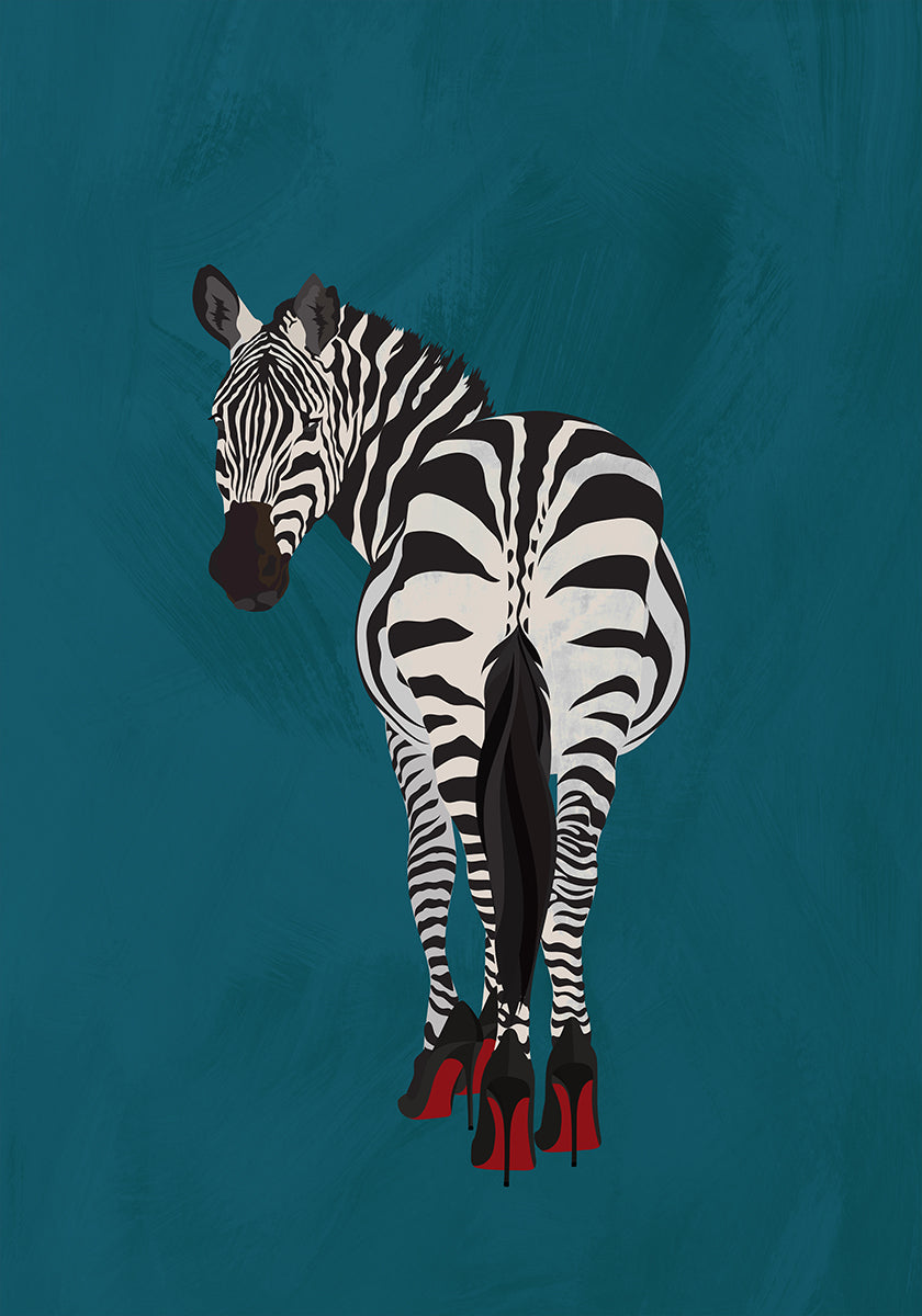 Zebra heels juliste